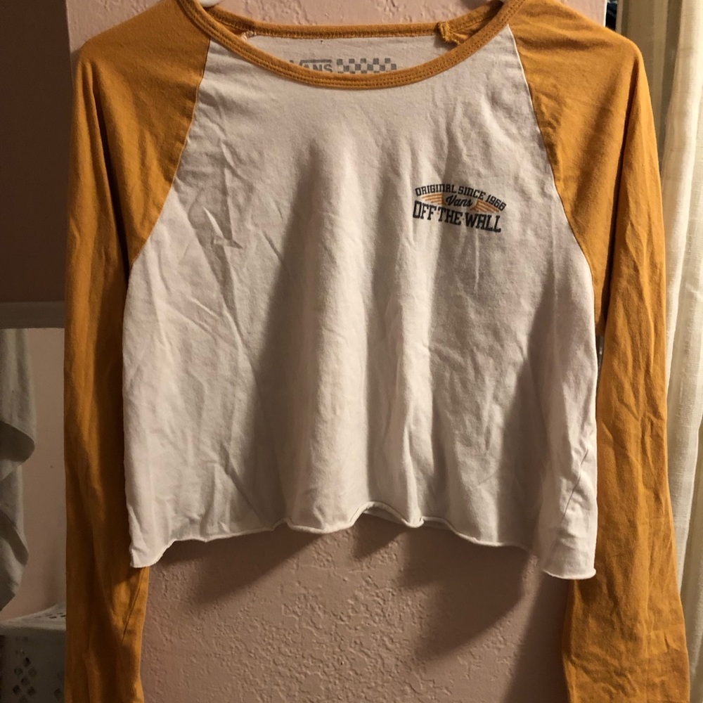 Vans Cropped Baseball Tee